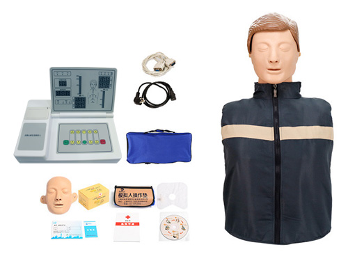 高級全自動電腦半身心肺復蘇術(cpr)模擬人