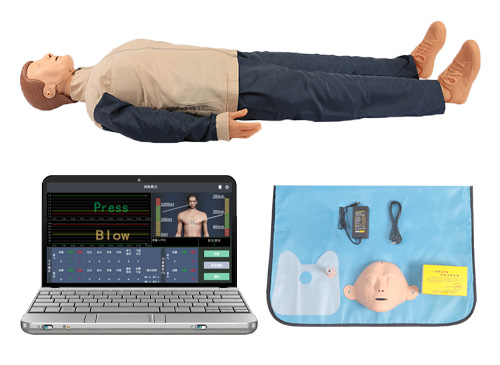 高級計算機控制心肺復蘇術(cpr)模擬人（計算機控制-無線版）